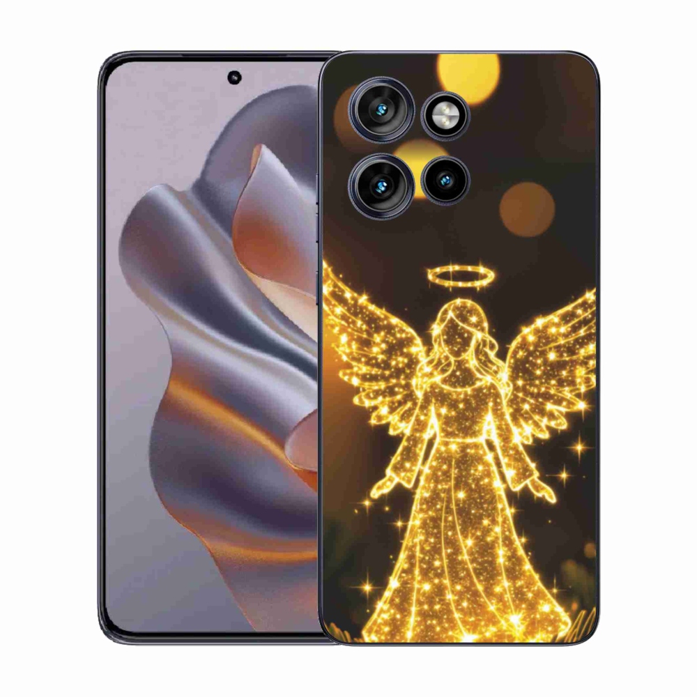 Gelový kryt mmCase na Motorola Edge 50 Neo - anděl