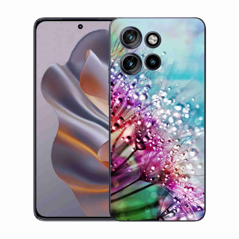 Gelový kryt mmCase na Motorola Edge 50 Neo - barevné květy