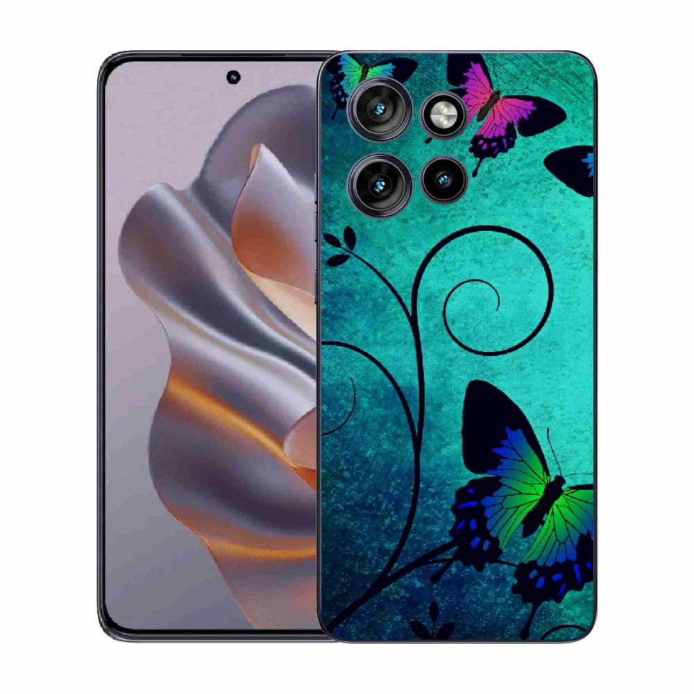 Gelový kryt mmCase na Motorola Edge 50 Neo - barevní motýli