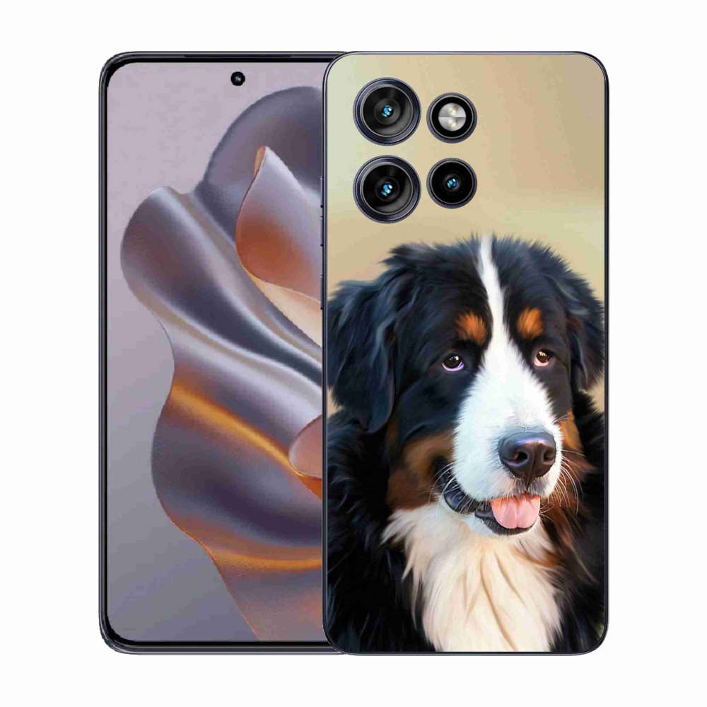 Gelový kryt mmCase na Motorola Edge 50 Neo - bernský salašnický pes