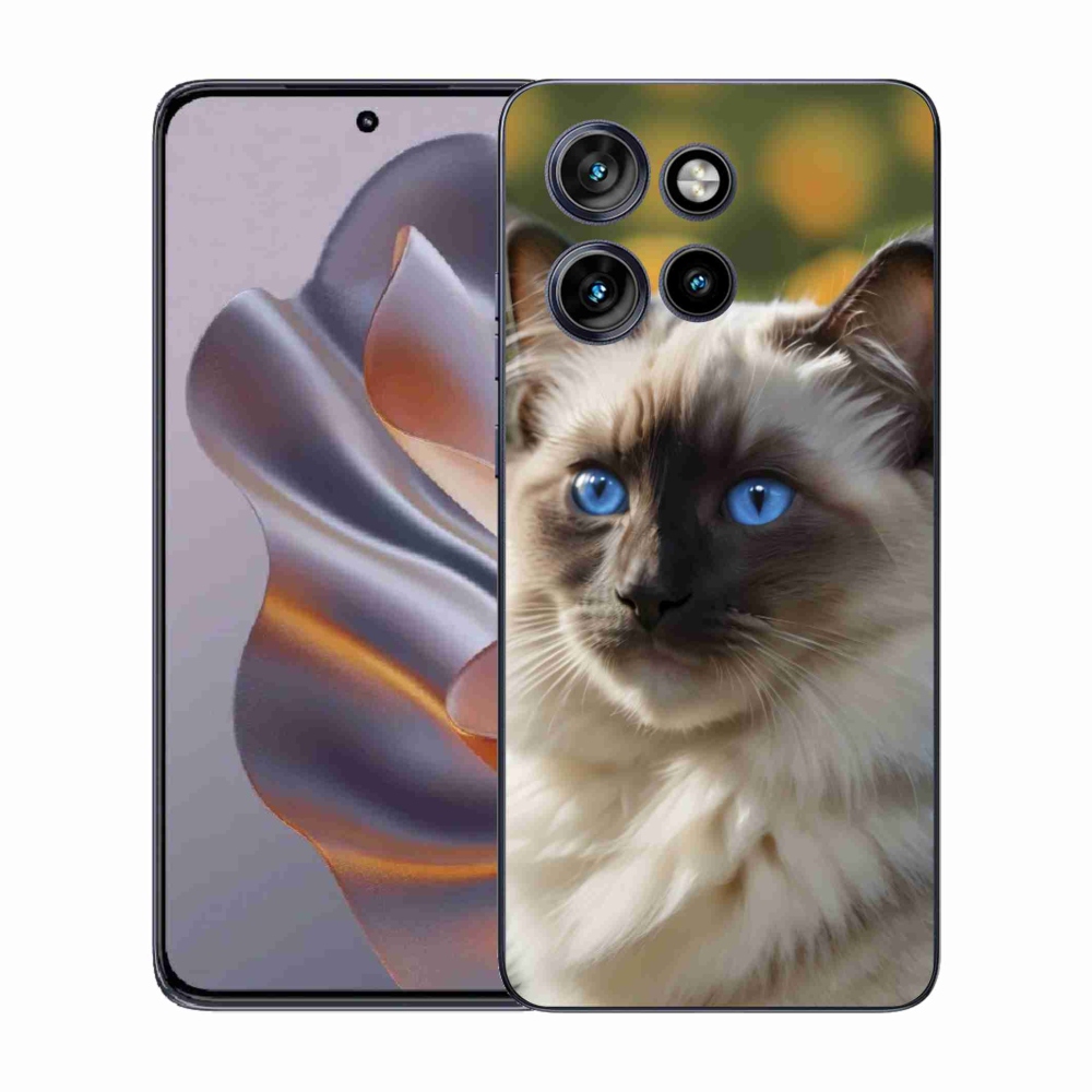 Gelový kryt mmCase na Motorola Edge 50 Neo - bílý ragdoll