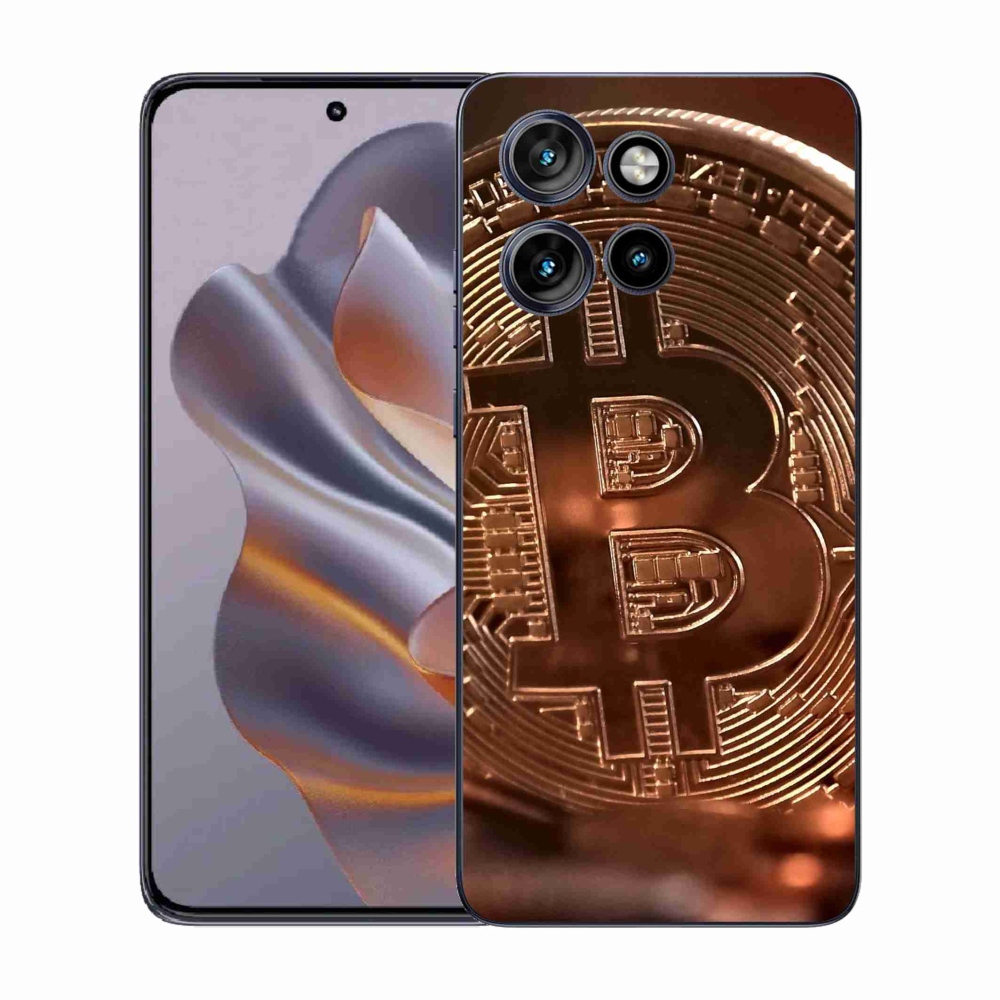 Gelový kryt mmCase na Motorola Edge 50 Neo - bitcoin