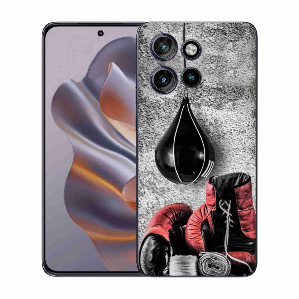 Gelový kryt mmCase na Motorola Edge 50 Neo - boxovací pytel a rukavice