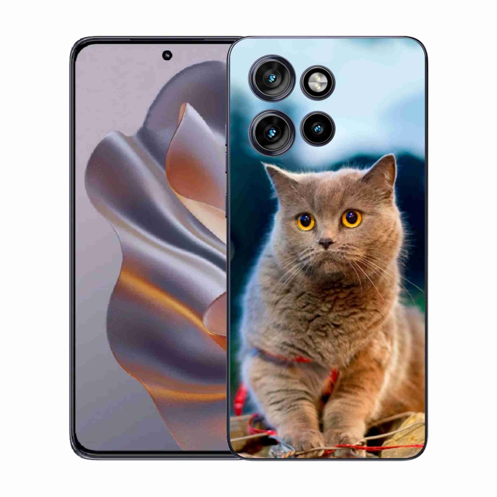 Gelový kryt mmCase na Motorola Edge 50 Neo - britská modrá 2