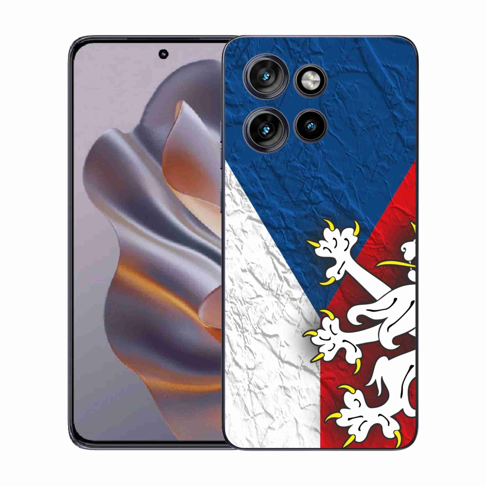 Gelový kryt mmCase na Motorola Edge 50 Neo - česká vlajka 1