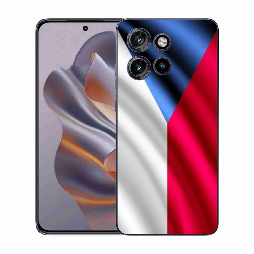 Gelový kryt mmCase na Motorola Edge 50 Neo - česká vlajka