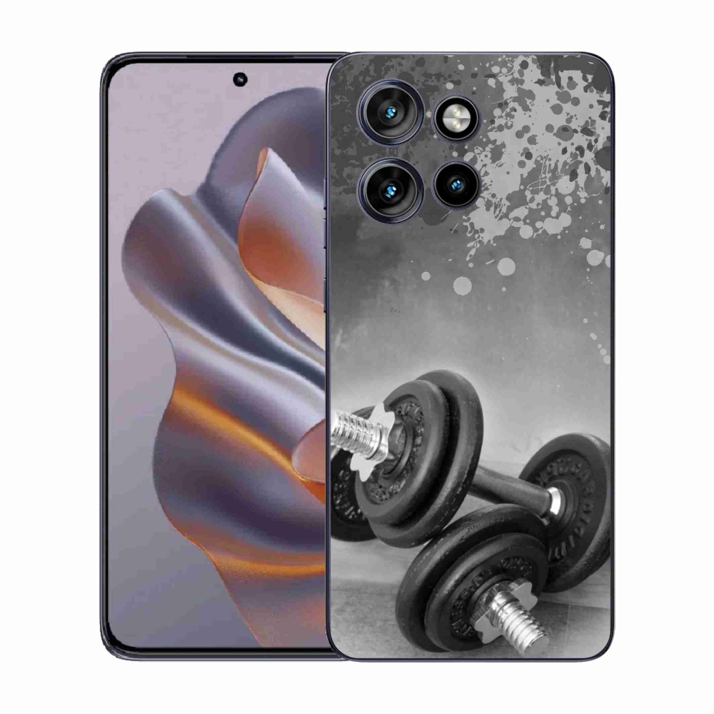 Gelový kryt mmCase na Motorola Edge 50 Neo - činky 1