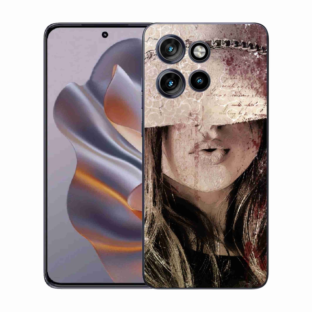 Gelový kryt mmCase na Motorola Edge 50 Neo - dívka