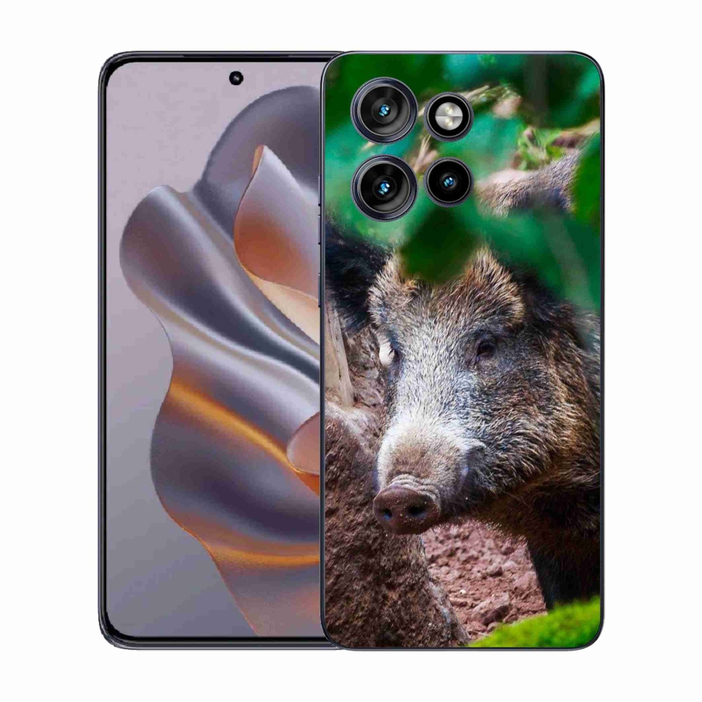 Gelový kryt mmCase na Motorola Edge 50 Neo - divoké prase