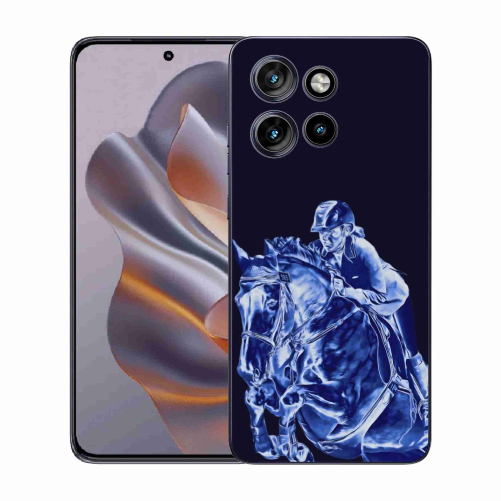 Gelový kryt mmCase na Motorola Edge 50 Neo - dostihový kůň