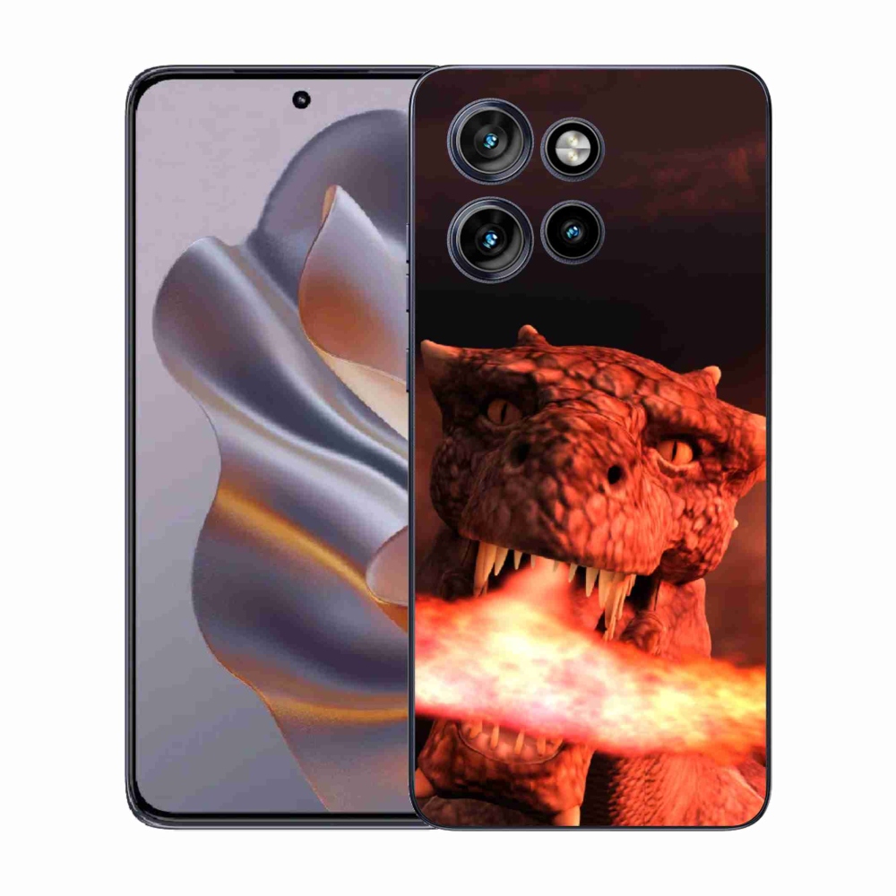 Gelový kryt mmCase na Motorola Edge 50 Neo - drak