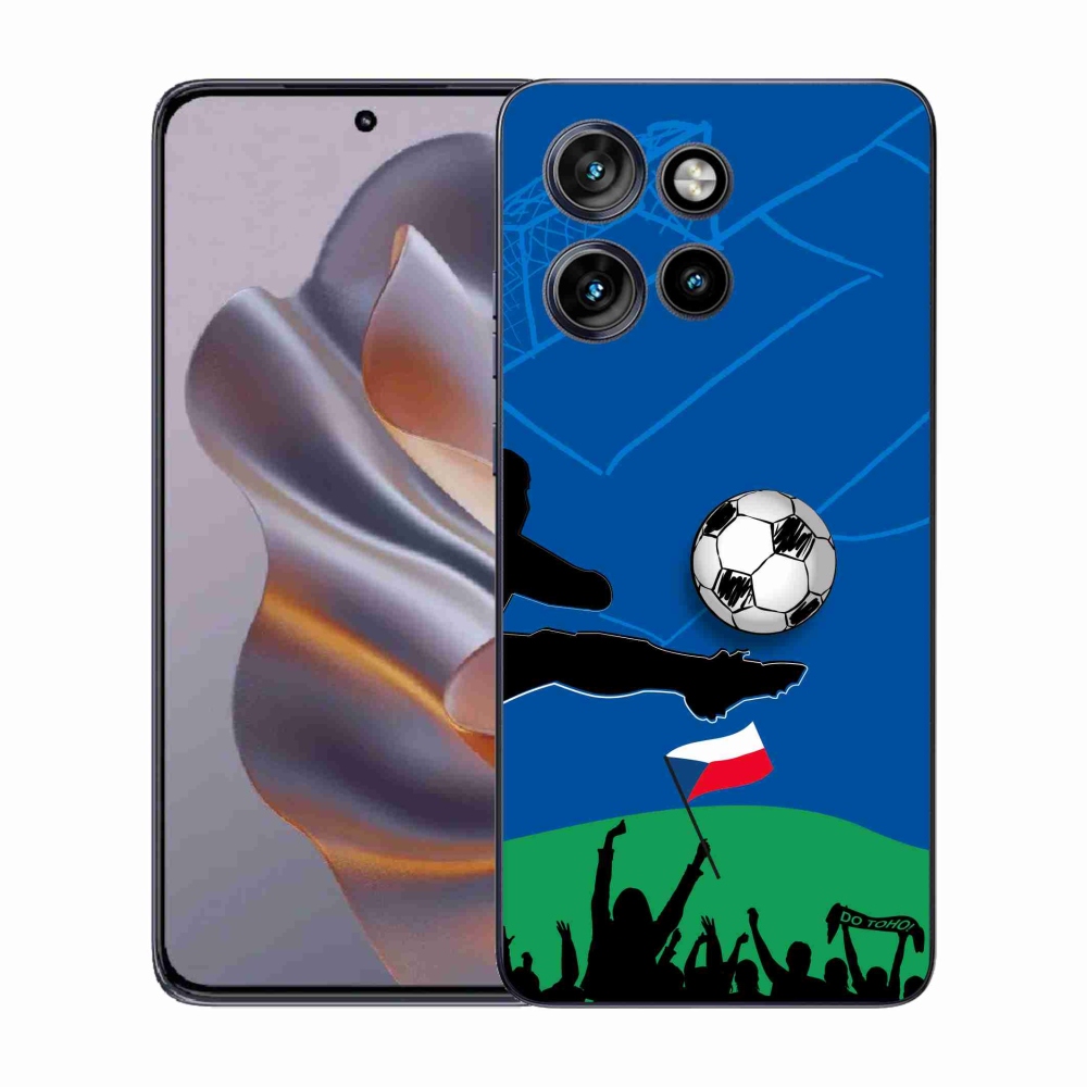Gelový kryt mmCase na Motorola Edge 50 Neo - fanoušci fotbalu