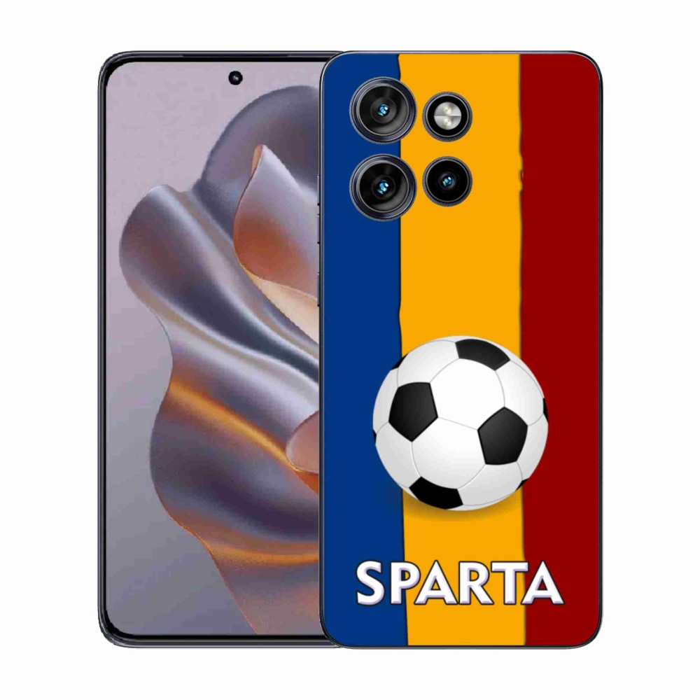 Gelový kryt mmCase na Motorola Edge 50 Neo - fotbal 1