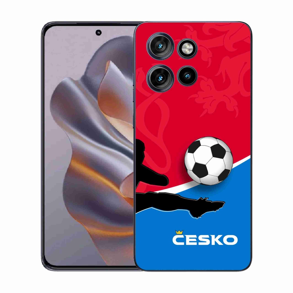 Gelový kryt mmCase na Motorola Edge 50 Neo - fotbal Česko 2