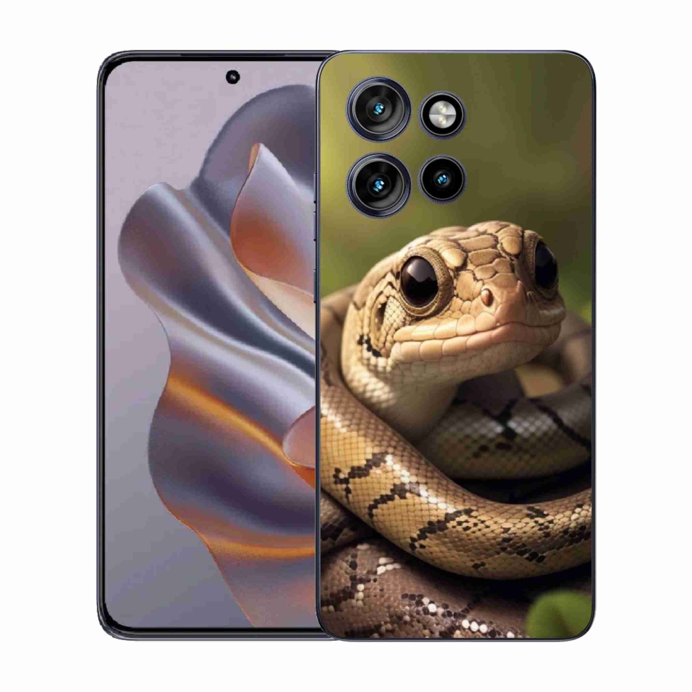 Gelový kryt mmCase na Motorola Edge 50 Neo - had 1