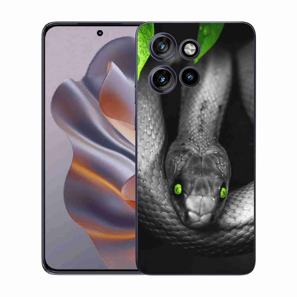 Gelový kryt mmCase na Motorola Edge 50 Neo - had