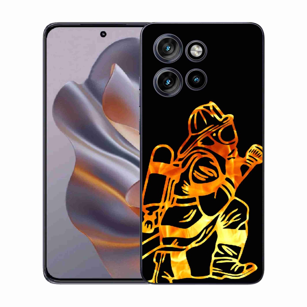 Gelový kryt mmCase na Motorola Edge 50 Neo - hasič 1
