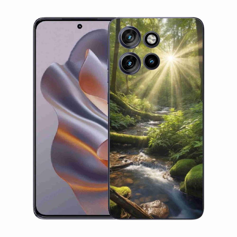 Gelový kryt mmCase na Motorola Edge 50 Neo - hlubina lesa