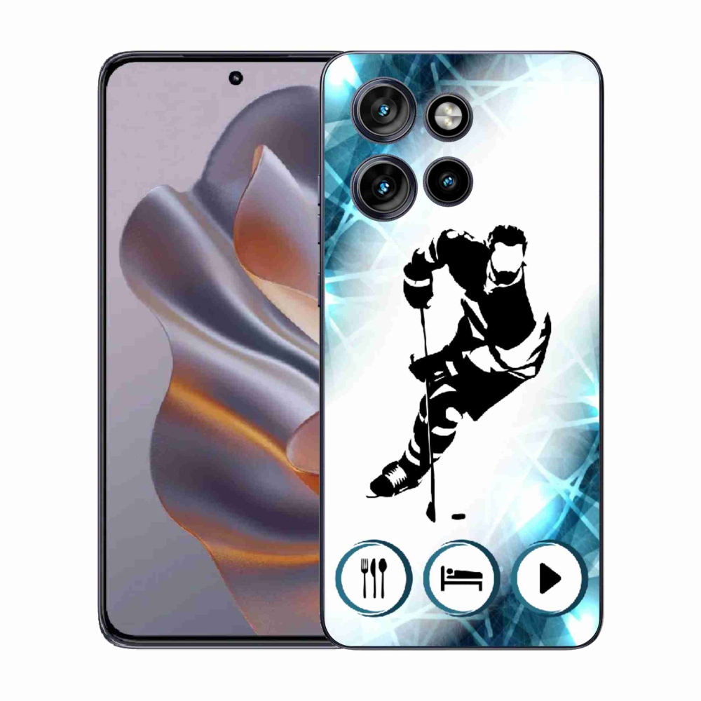 Gelový kryt mmCase na Motorola Edge 50 Neo - hokej 1