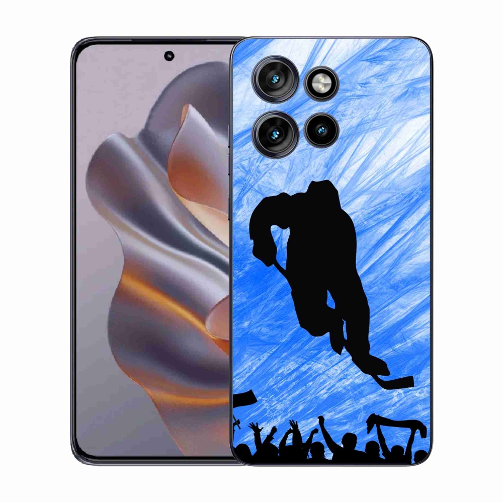 Gelový kryt mmCase na Motorola Edge 50 Neo - hokejový hráč