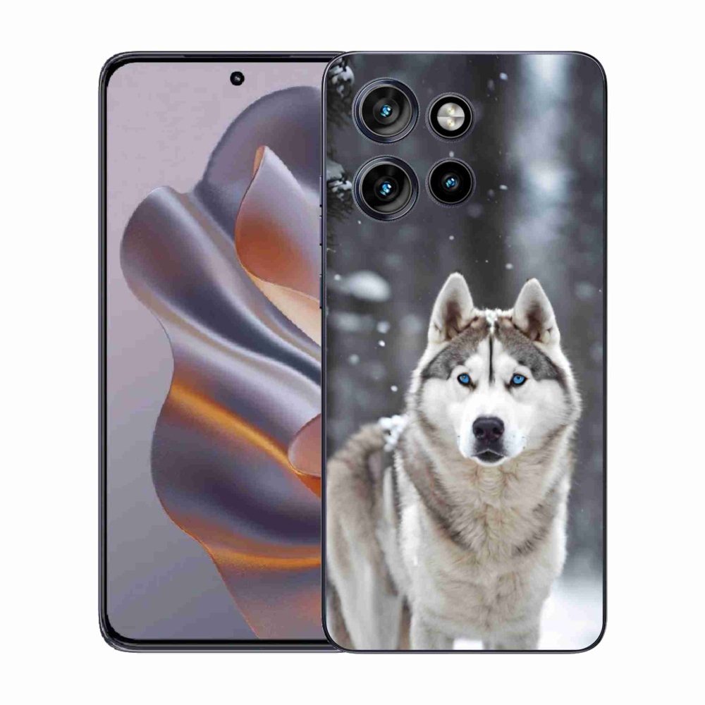 Gelový kryt mmCase na Motorola Edge 50 Neo - husky 2