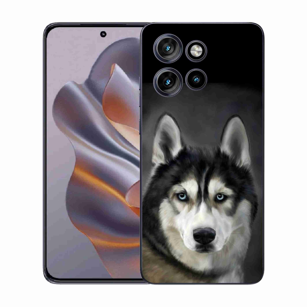 Gelový kryt mmCase na Motorola Edge 50 Neo - husky