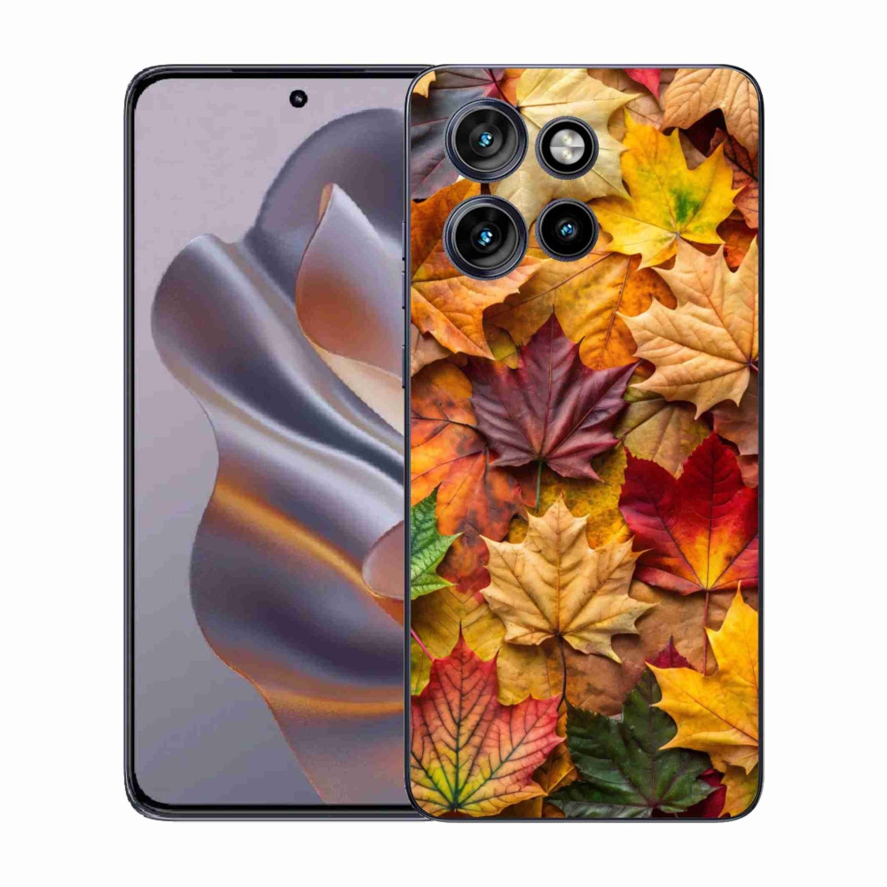 Gelový kryt mmCase na Motorola Edge 50 Neo - javorové listy 2