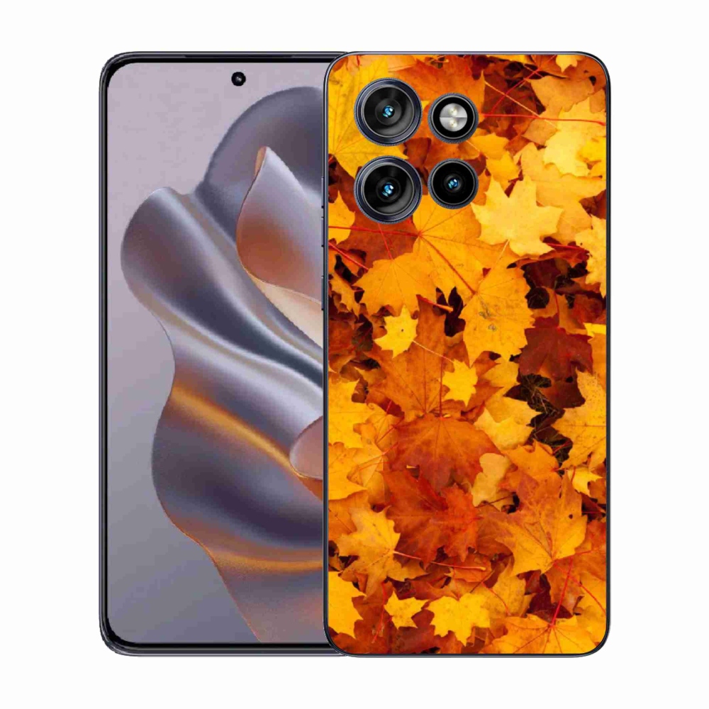 Gelový kryt mmCase na Motorola Edge 50 Neo - javorové listy