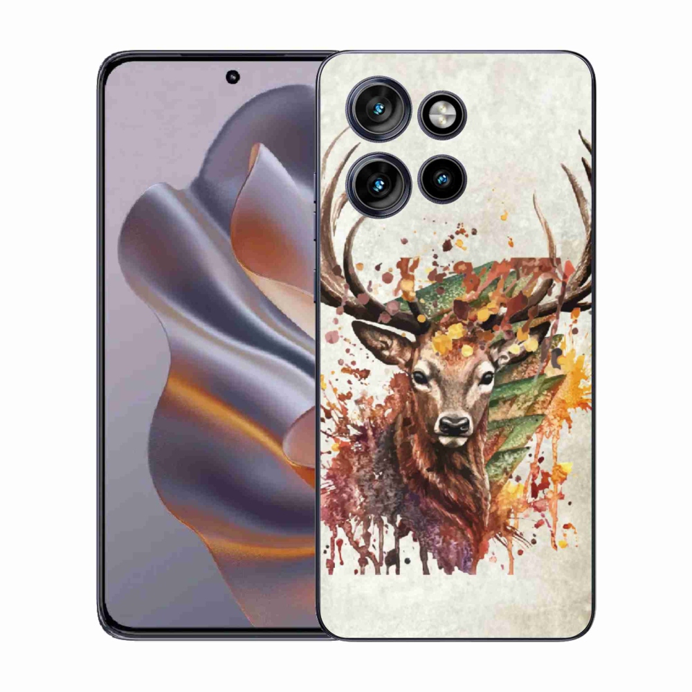 Gelový kryt mmCase na Motorola Edge 50 Neo - jelen 1