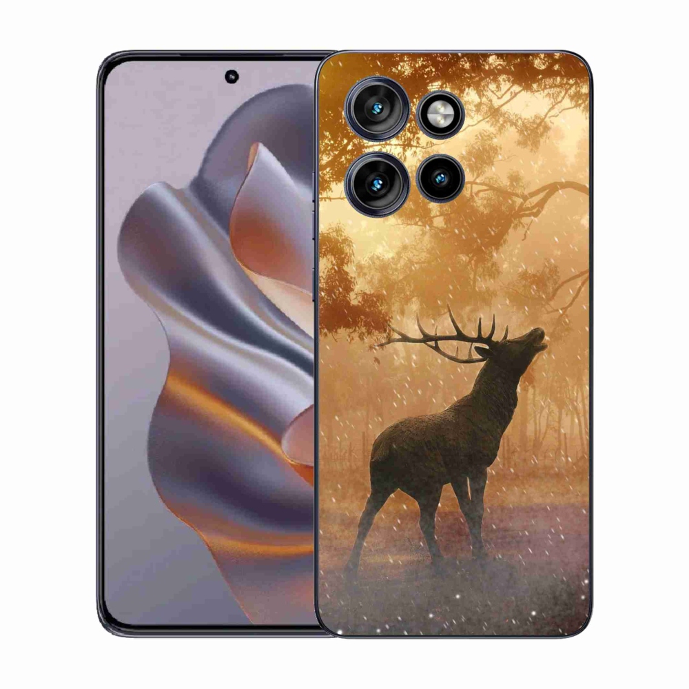 Gelový kryt mmCase na Motorola Edge 50 Neo - jelen v říji
