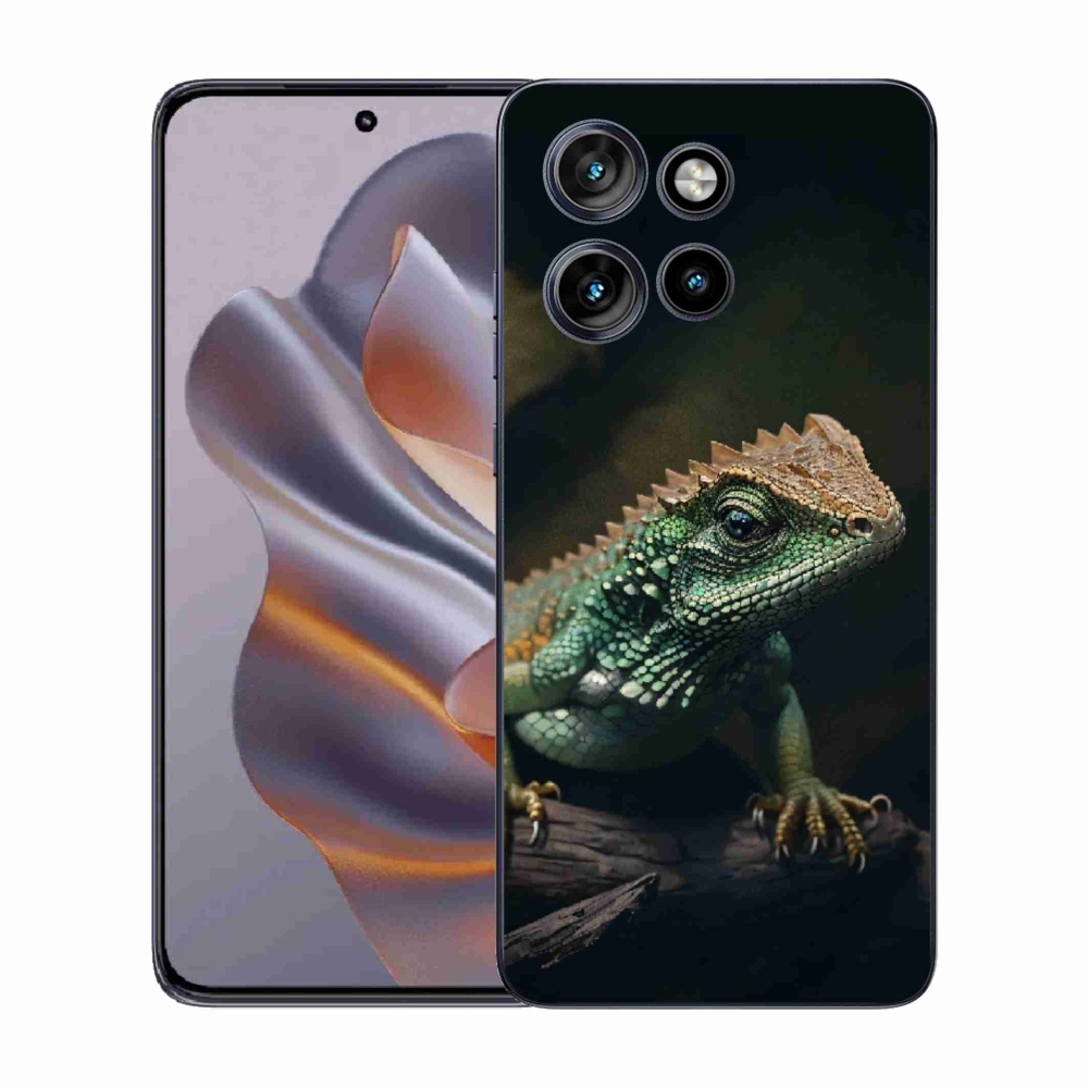 Gelový kryt mmCase na Motorola Edge 50 Neo - ještěr