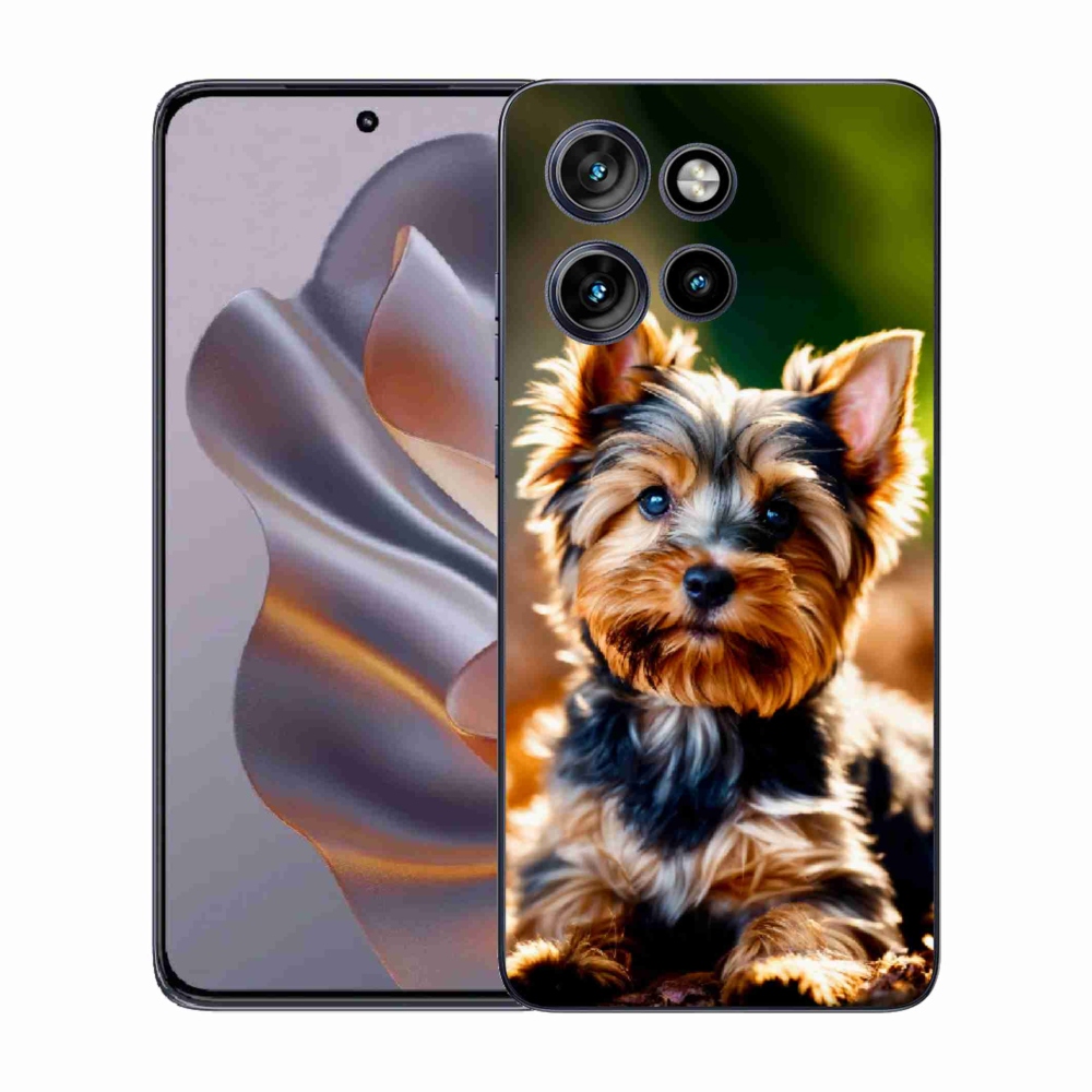 Gelový kryt mmCase na Motorola Edge 50 Neo - jorkšír 10