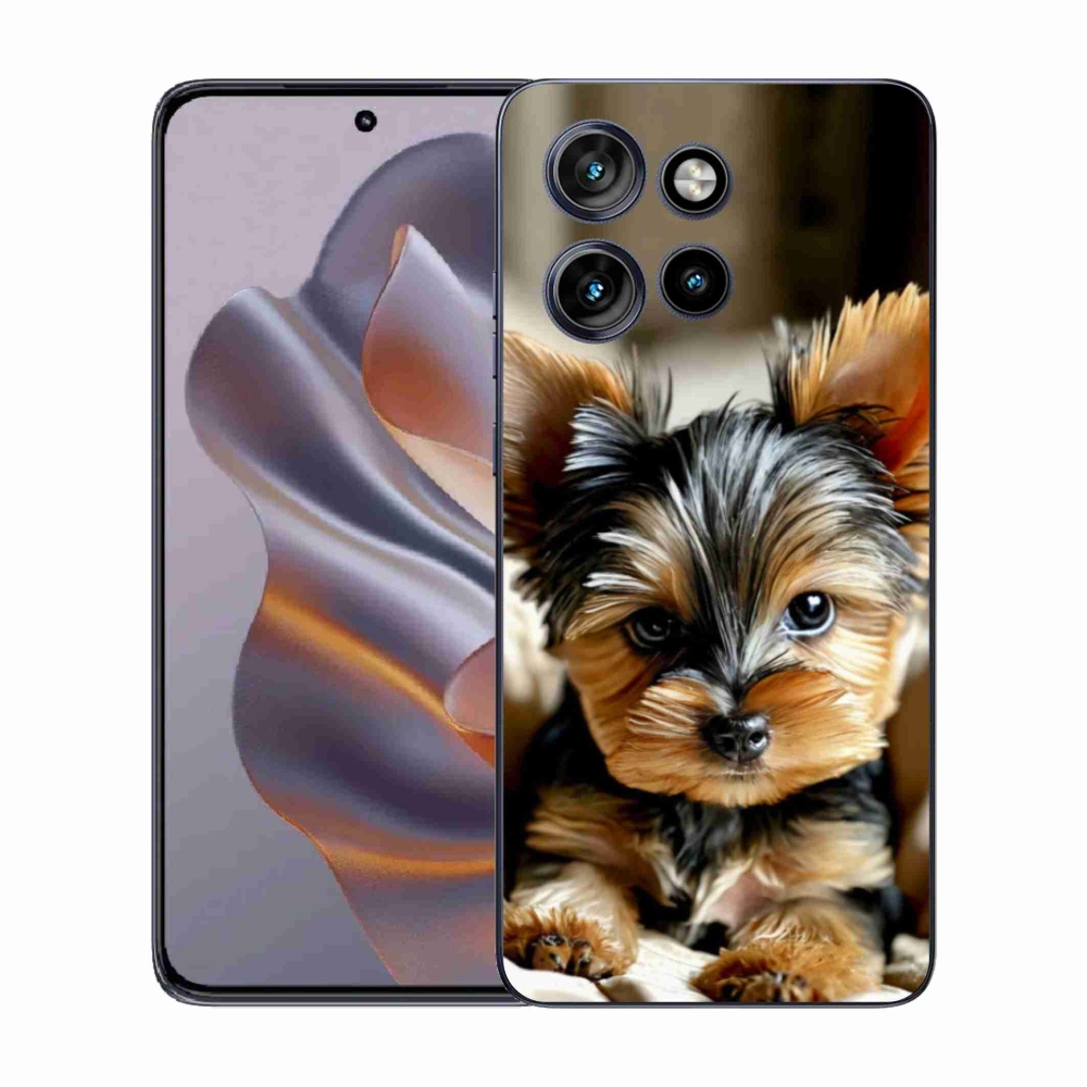 Gelový kryt mmCase na Motorola Edge 50 Neo - jorkšír 11