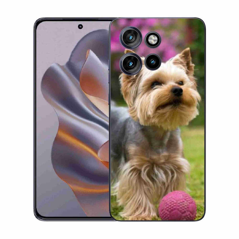 Gelový kryt mmCase na Motorola Edge 50 Neo - jorkšír 4