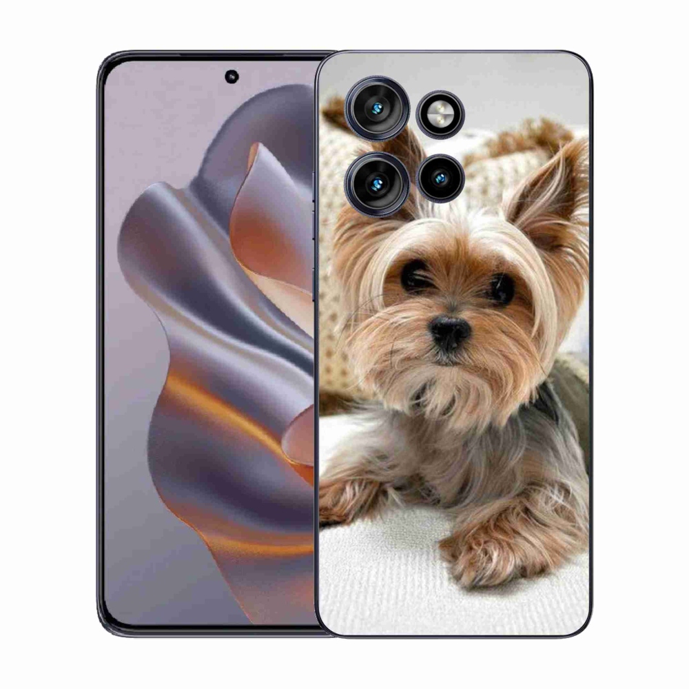 Gelový kryt mmCase na Motorola Edge 50 Neo - jorkšír 5