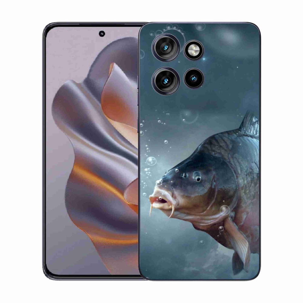 Gelový kryt mmCase na Motorola Edge 50 Neo - kapr a bublinky