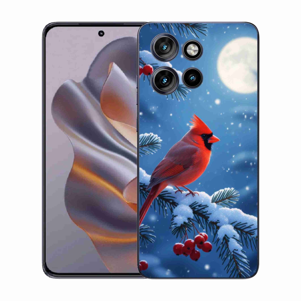 Gelový kryt mmCase na Motorola Edge 50 Neo - kardinál červený