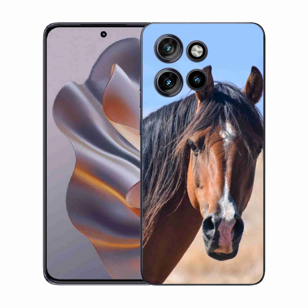 Gelový kryt mmCase na Motorola Edge 50 Neo - klidný kůň