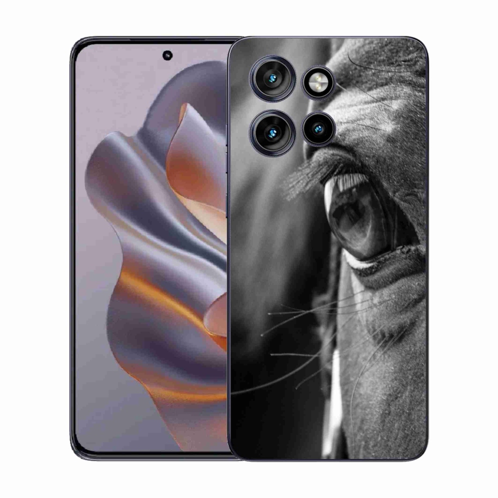 Gelový kryt mmCase na Motorola Edge 50 Neo - koňský pohled