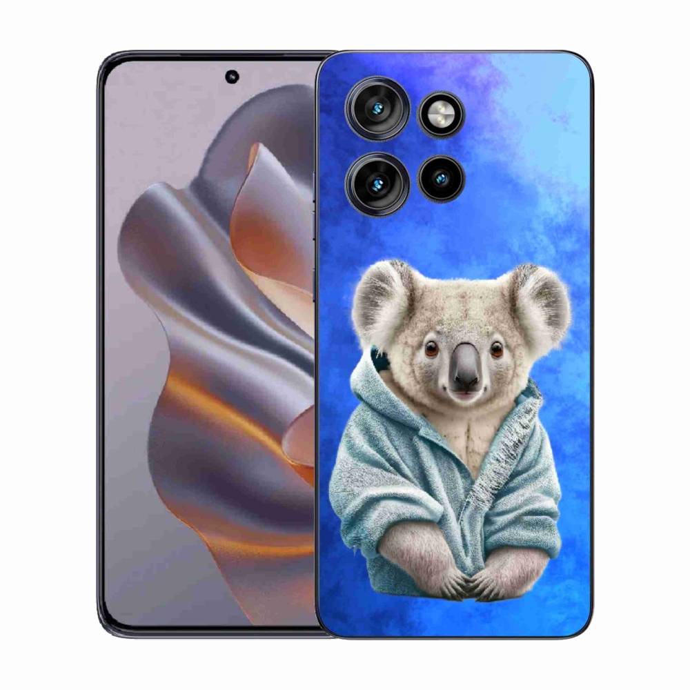 Gelový kryt mmCase na Motorola Edge 50 Neo - koala ve svetru