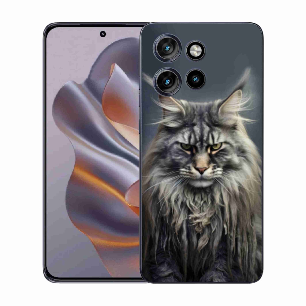 Gelový kryt mmCase na Motorola Edge 50 Neo - kočíčí pohled 4