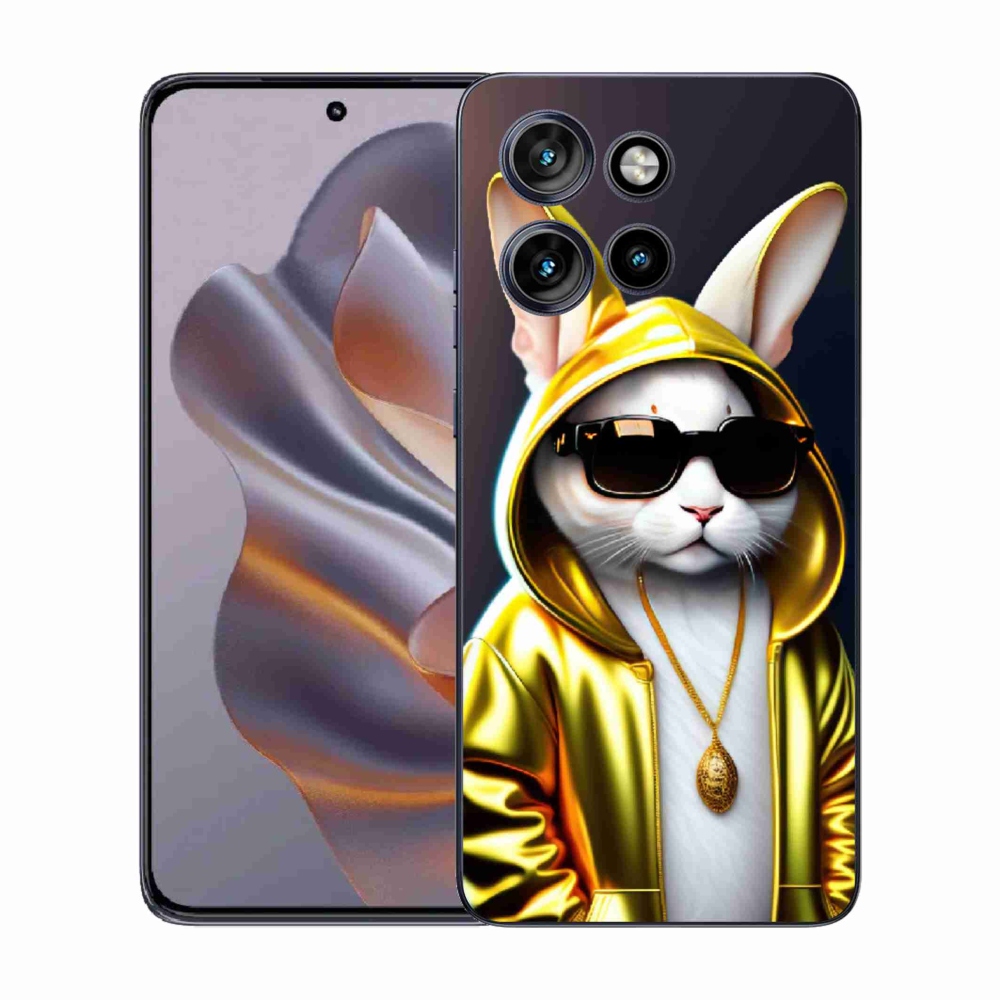 Gelový kryt mmCase na Motorola Edge 50 Neo - kočka boss