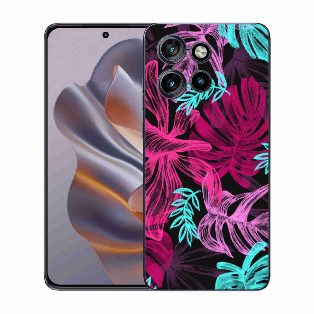 Gelový kryt mmCase na Motorola Edge 50 Neo - květiny 1