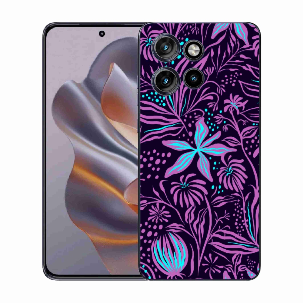 Gelový kryt mmCase na Motorola Edge 50 Neo - květiny 2