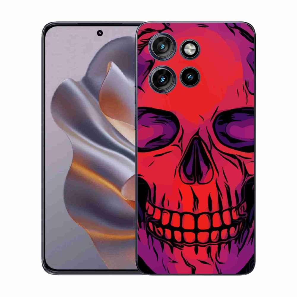 Gelový kryt mmCase na Motorola Edge 50 Neo - lebka