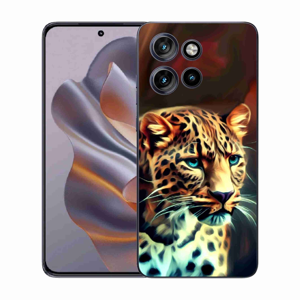 Gelový kryt mmCase na Motorola Edge 50 Neo - leopard