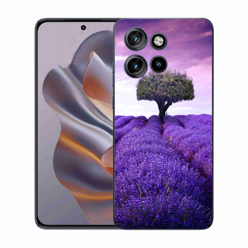 Gelový kryt mmCase na Motorola Edge 50 Neo - levandulová louka