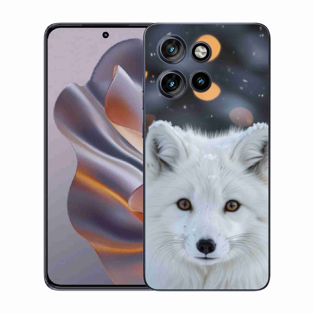 Gelový kryt mmCase na Motorola Edge 50 Neo - liška polární