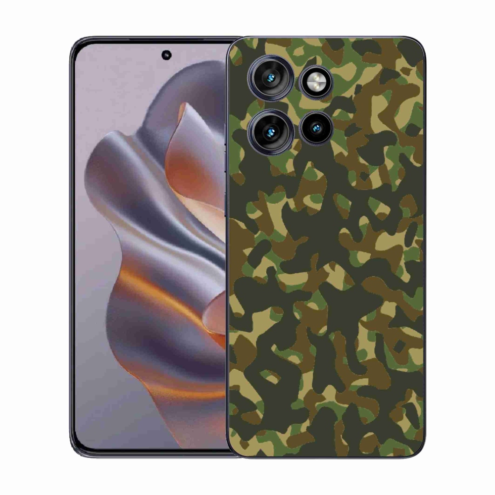 Gelový kryt mmCase na Motorola Edge 50 Neo - maskáčový vzor 1