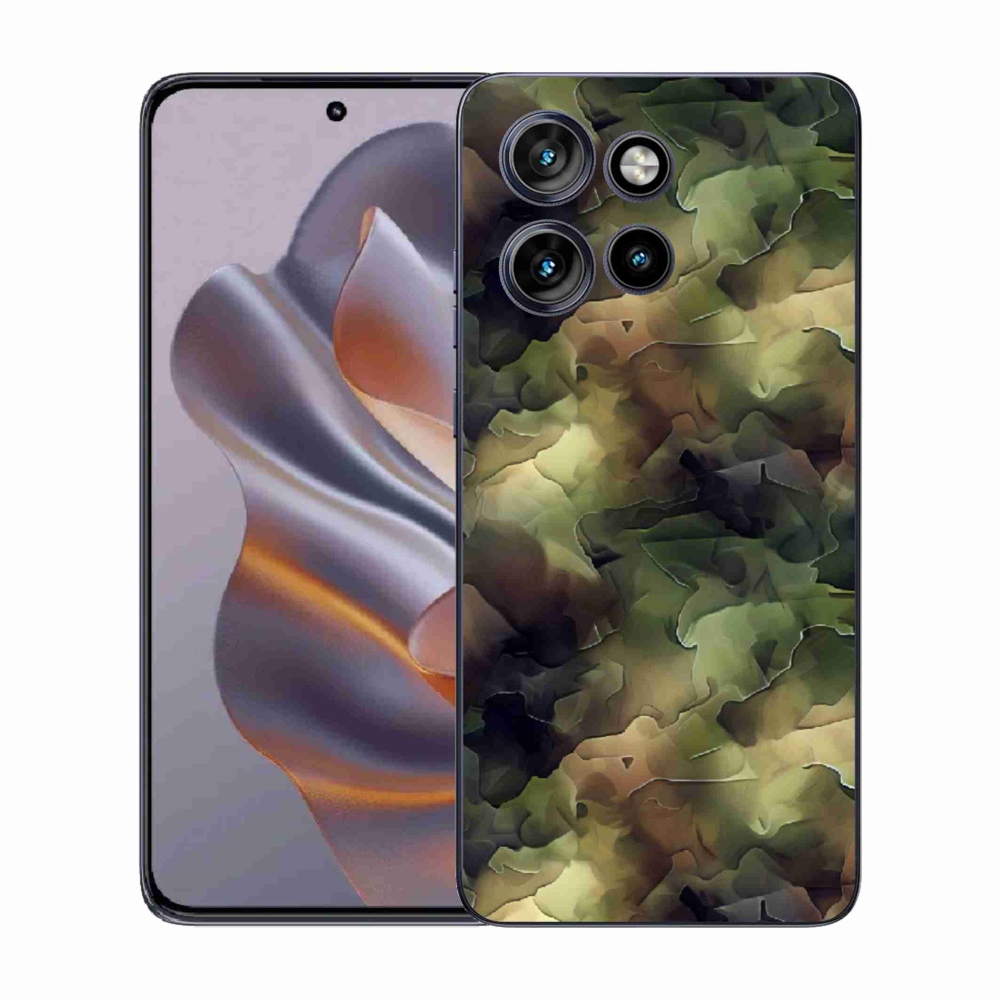 Gelový kryt mmCase na Motorola Edge 50 Neo - maskáčový vzor 10